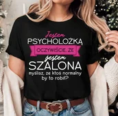 Koszulki i topy damskie - Koszulka dla psychologa, koszulka dla pani psycholog - miniaturka - grafika 1