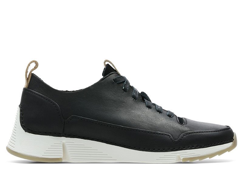 Clarks, Półbuty damskie, Tri Spark, czarne, rozmiar 35,5