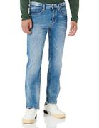 Spodnie męskie - MARC O'POLO Casual dżinsy męskie – klasyczne spodnie męskie w stylu z pięcioma kieszeniami ze zrównoważonej bawełny, 051, 30W / 32L - miniaturka - grafika 1