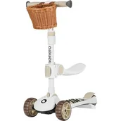 Hulajnogi - Hulajnoga dla dzieci LIONELO Franky Biało-beżowy - miniaturka - grafika 1