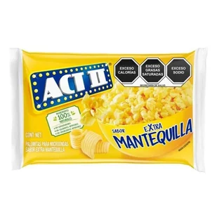 ACT II POPCORN EXTRA BUTTER (MEXICO EDITION) 80g - Popcorn - miniaturka - grafika 1