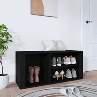 Szafki na buty - Lumarko Szafka na buty, czarna, 100x35x45 cm, materiał drewnopochodny - miniaturka - grafika 1