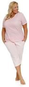 Piżamy damskie - Piżama plus size w pięknym różowym kolorze Doctor Nap - miniaturka - grafika 1