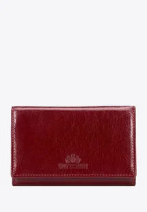 Duża portmonetka damska ze skóry naturalnej pozioma czerwona - Portfele Duża portmonetka damska ze skóry naturalnej pozioma czerwona - Portfele - miniaturka - grafika 1