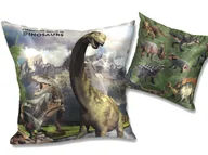 Poduszki dekoracyjne - Poduszka z wypełnieniem/suwak - Prehistoric  World of Dinosaurs (CARMANI) - miniaturka - grafika 1