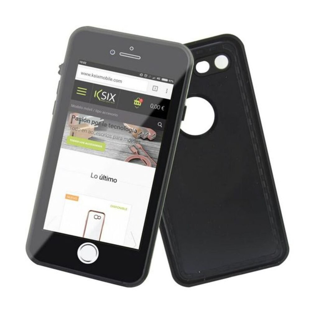 Etui na telefon Iphone 7/8 KSIX czarne (zatapialne)