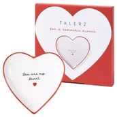 Dekoracje i nakrycia stołu na imprezę - Be-Happy Gifts Talerzyk w kształcie serca na walentynki - miniaturka - grafika 1