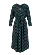 Sukienki - Blutsgeschwister Sukienka "Charleston heart" w kolorze granatowo-turkusowym - miniaturka - grafika 1