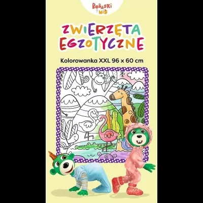 Kolorowanka XXL. Zwierzęta egzotyczne - książka