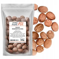 Przyprawy i zioła sypkie - GAŁKA MUSZKATOŁOWA CAŁA 200g Cały orzech aromatyczna wysoka jakość Kol-Pol - miniaturka - grafika 1