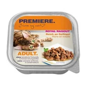 Mokra karma dla kotów - PREMIERE Royal Ragout Drób 32x100 g - miniaturka - grafika 1