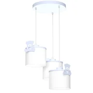 Lampy sufitowe - Dziecięca lampa wisząca potrójna na okręgu SWEET 9419 Luminex LX9419 - miniaturka - grafika 1