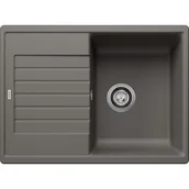 Zlewozmywaki - Zlewozmywak granitowy BLANCO Zia 45 S Compact Silgranit Wulkaniczny szary 527380 - miniaturka - grafika 1