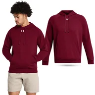 Bluzy sportowe męskie - Bluza fitness męska UNDER ARMOUR Rival Fleece Hoodie z kapturem - miniaturka - grafika 1