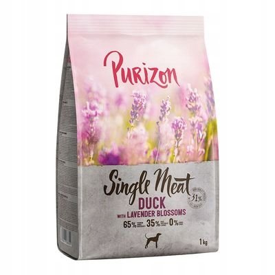 Purizon Single Meat Adult kaczka z jabłkiem bez zbóż 12 kg