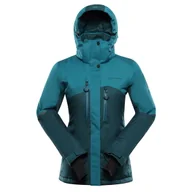 Kurtki narciarskie - Kurtka damska narciarska snowboardowa 15.000 Alpine Pro Deara 2 k.turkusowy r.XL - miniaturka - grafika 1