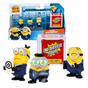 MINIONKI ZESTAW FIGUREK FIGURKI KOLEKCJONERSKIE AVL 4 sztuki - Figurki dla dzieci - miniaturka - grafika 1