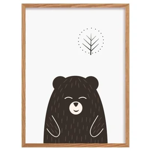 Obrazek Scandi Forest bear I 30x40cm - Wyposażenie pokoiku dziecięcego - miniaturka - grafika 1