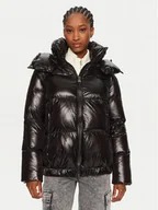 Kurtki damskie - Hetregó Kurtka puchowa Rose 8N723 Czarny Oversize - miniaturka - grafika 1