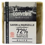 Mydła - La Corvette Marseille-kostka Savon de Marseille Olive, naturalny mydła od 1894 R. mydła 200 G 270201 - miniaturka - grafika 1