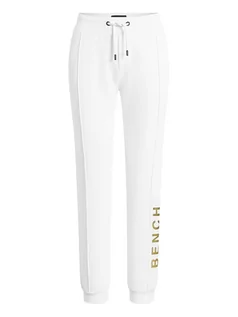 Spodnie sportowe damskie - Bench Spodnie dresowe "Munroe" w kolorze białym - grafika 1