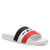 Klapki i japonki męskie - Klapki Beverly Hills Polo Club MP-CA23054-1C Biały - miniaturka - grafika 1