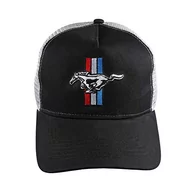 Czapki damskie - Ford Męska czapka z logo Mustang Snapback, szary/czarny, Rozmiar uniwersalny - miniaturka - grafika 1