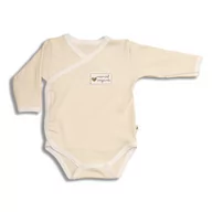 Body dla niemowląt - Nanaf Organic, Body kimono z długim rękawem, rozmiar 44 - miniaturka - grafika 1