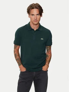 Lacoste Polo PH4012 Zielony Slim Fit - Koszulki męskie - miniaturka - grafika 1