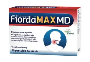 PHYTOPHARM Fiorda MAX MD x 30 pastylek do ssania |  OD 199 PLN! - Przeziębienie i grypa - miniaturka - grafika 1