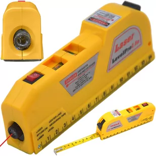 Poziomica Laserowa Z Miarką Miara 250 Cm Laser Led - Poziomice, łaty, miary - miniaturka - grafika 1