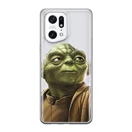Etui i futerały do telefonów - Etui Yoda 006 Star Wars Nadruk częściowy Przeźroczysty Producent: OPPO, Model: FIND X5 PRO - miniaturka - grafika 1