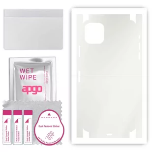Folia hydrożelowa naklejka MATOWA na TYŁ+BOKI do Apple iPhone 11 Pro Max - apgo hydrogel MATTE - Szkła hartowane na telefon - miniaturka - grafika 1
