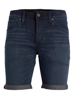 Spodenki męskie - Jack&Jones Szorty jeansowe 12223678 Niebieski Regular Fit - grafika 1