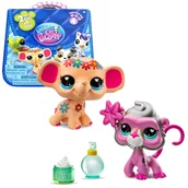 Figurki dla dzieci - Littlest Pet Shop seria 4 Elephant Spa 2-pak #243 i #244 00600 - miniaturka - grafika 1