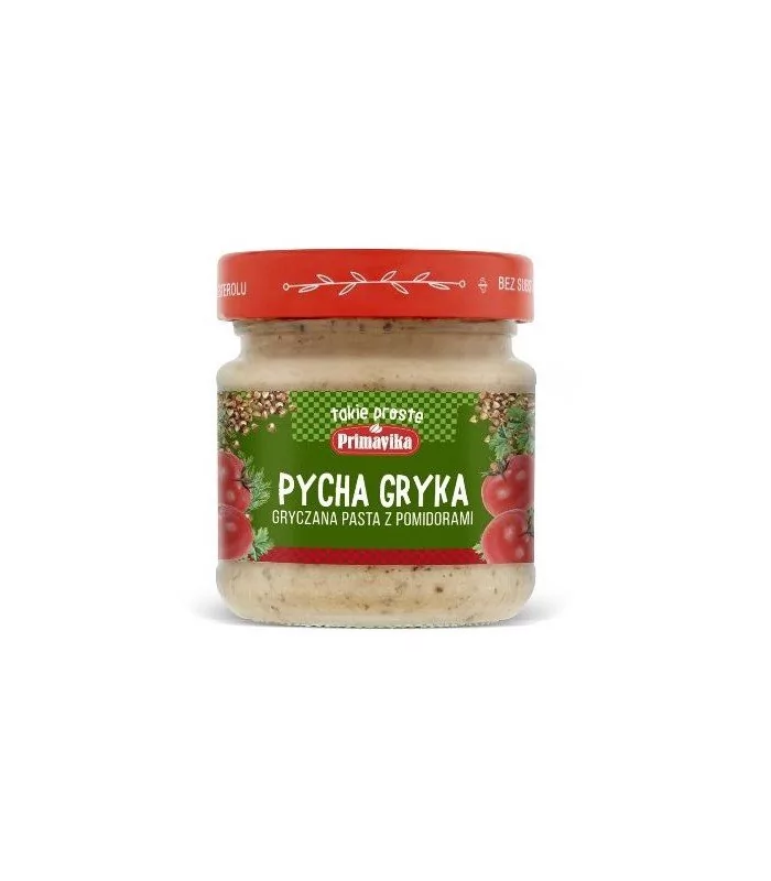 Primavika Pasta Gryczana z Pomidorami 160g - PRIPASGRYPOMI