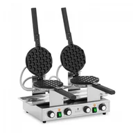 Inne urządzenia gastronomiczne - Gofrownica bąbelkowa - 2 x 1400 W ROYAL CATERING 10012896 RCWM-2800-B - miniaturka - grafika 1
