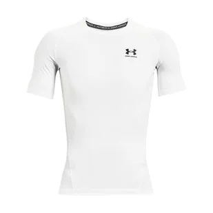 Koszulka męska Under Armour  Comp SS White L - Koszulki męskie - miniaturka - grafika 1