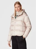 Kurtki damskie - Bomboogie Kurtka puchowa JW 7140 T DLC Beżowy Relaxed Fit - miniaturka - grafika 1