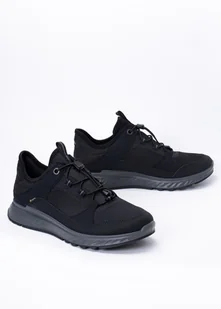 Buty outdoorowe damskie czarne ECCO EXOSTRIDE W LOW GTX TEX - Buty trekkingowe damskie - miniaturka - grafika 1