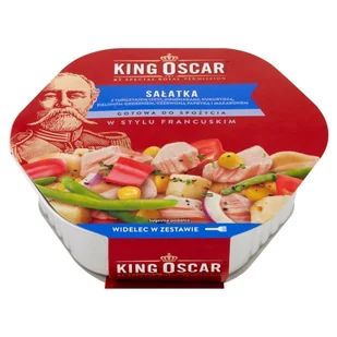 Sałatka Z Tuńczykiem W Stylu Francuskim 220 G King Oscar - Konserwy i dania rybne - miniaturka - grafika 1