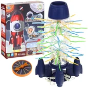 Gry planszowe - Nobo Kids, Gra Zręcznościowa Spadające Małpki w Kosmosie blue - miniaturka - grafika 1