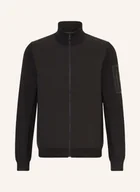 Swetry damskie - Boss Kardigan Momentum Z Mieszanki Materiałów Z Dodatkiem Wełny Merino schwarz - miniaturka - grafika 1