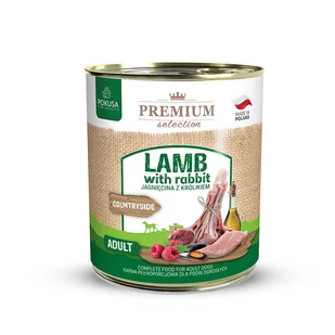 POKUSA Premium Selection karma mokra dla psa Jagnięcina z Królikiem 800g - Mokra karma dla psów - miniaturka - grafika 2