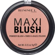 Róże do policzków - Rimmel London London Maxi Blush róż 9 g dla kobiet 001 Third Base - miniaturka - grafika 1