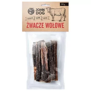 Żwacze wołowe JOHN DOG, 100 g - Przysmaki dla psów - miniaturka - grafika 1