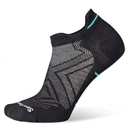 Skarpetki damskie - Smartwool Damskie skarpety Run Zero Cushion do kostki, czarne, rozmiar L, czarny, L - miniaturka - grafika 1