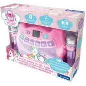 Zabawki interaktywne dla dzieci - Przenośny głośnik Bluetooth z 2 mikrofonami i akumulatorem jednorożec Lexibook MP320UNIZ - miniaturka - grafika 1