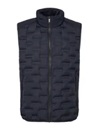 Kamizelki męskie - Bugatti Bezrękawnik 875100 81052 D Granatowy Regular Fit - miniaturka - grafika 1