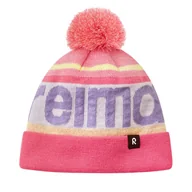 Czapki dla dzieci - Czapka Reima Taasko 5300058B Różowy - miniaturka - grafika 1